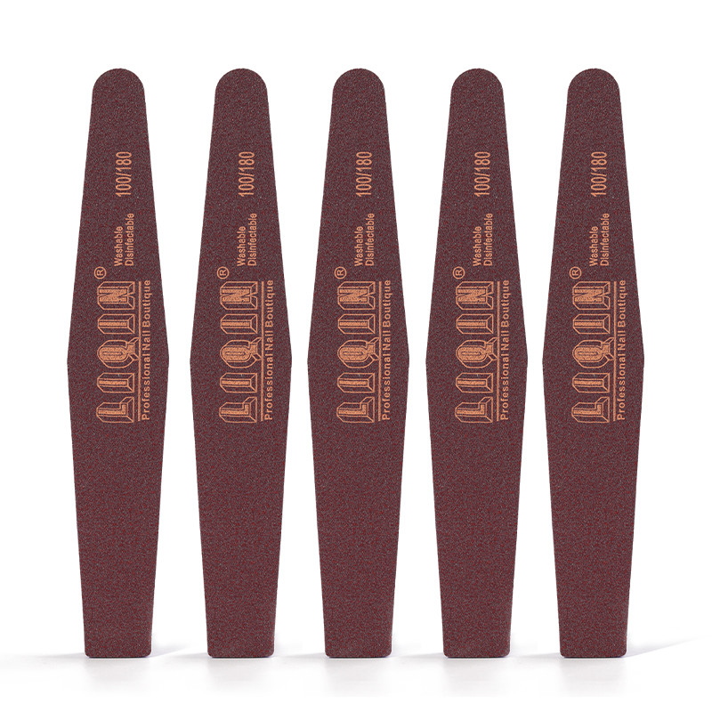 1 tk küüneviil küünekunsti tööriista puhver, kahepoolne küüneviili puhver 180/240 trimmeri lubjapuhver küünekunstis