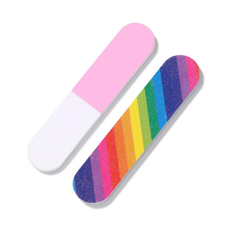 Λίμες νυχιών διπλής όψης Wood manicure pedicure Grooming for Professional Finger Toe Professional Nail Tools Χονδρική