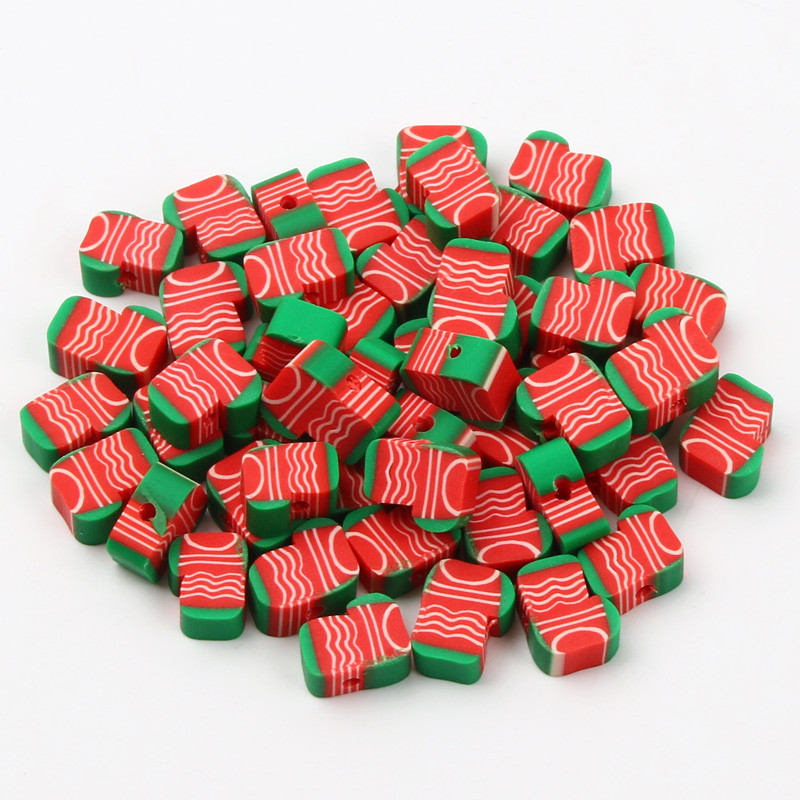 20/50/100 buc margele de ciorapi de Craciun margele din argila polimerica margele distantiere din argila polimerica pentru realizarea de bijuterii DIY cercei bratara colier