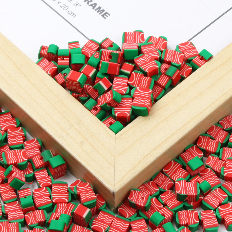 20/50/100 buc margele de ciorapi de Craciun margele din argila polimerica margele distantiere din argila polimerica pentru realizarea de bijuterii DIY cercei bratara colier