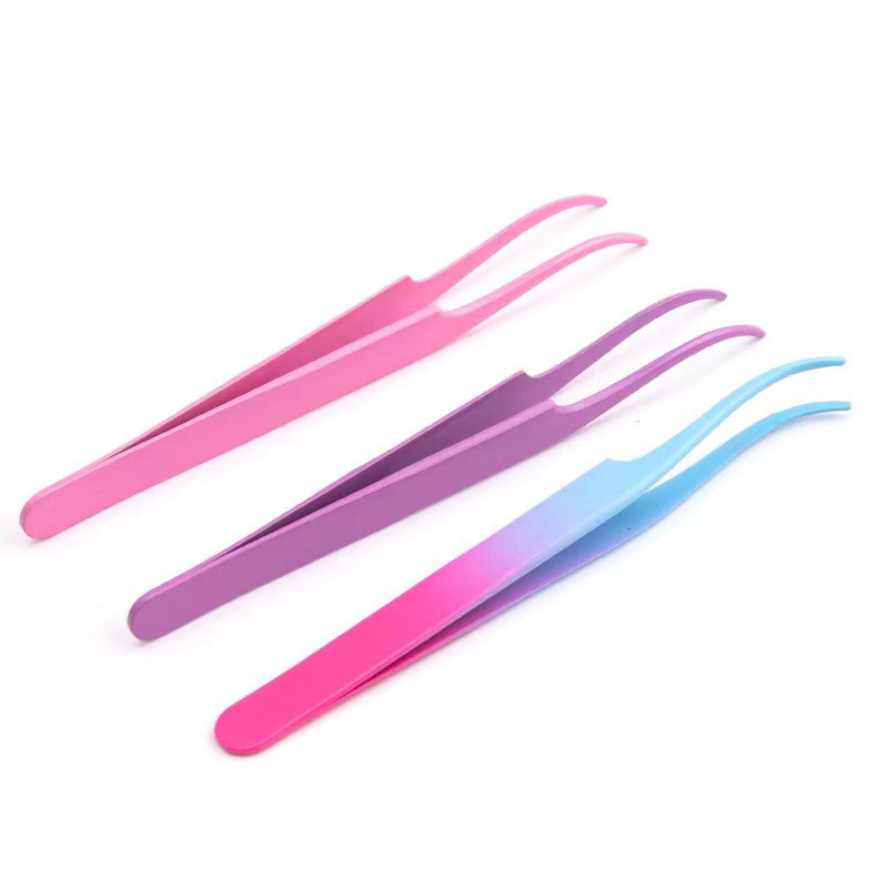Εργοστασιακή χονδρική πώληση Custom Arc Mouth Eyelash Beauty Tools Lash Curler Eye Lash Tweezers False Eyelash Aids Εργαλεία μακιγιάζ