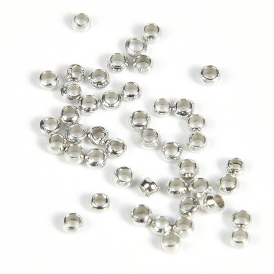 200-500 db/tétel karkötő barkács golyós krimpelő gyöngyök kiegészítők dugó távtartó gyöngyök ékszerkészítéshez kellékek