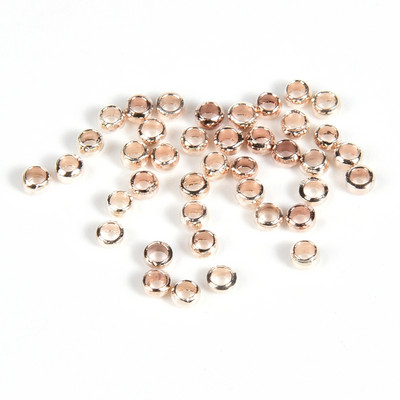 200-500 db/tétel karkötő barkács golyós krimpelő gyöngyök kiegészítők dugó távtartó gyöngyök ékszerkészítéshez kellékek