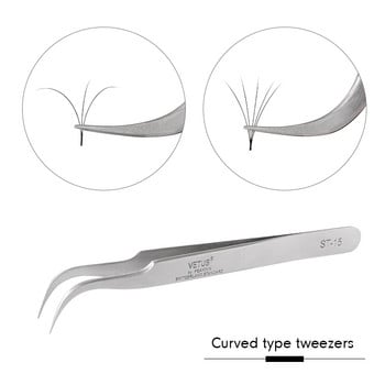 MILAMOD Τσιμπιδάκι επέκτασης βλεφαρίδων Πένσα Professional Tweezers από ανοξείδωτο ατσάλι Τσιμπιδάκι βλεφαρίδων υψηλής ακρίβειας ψαλίδι μακιγιάζ