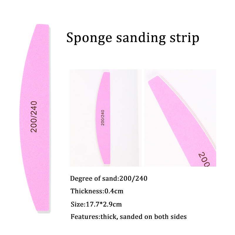 6tk küüneviilid 200\240 küüne lihvimispuhver Professionaalsed küüneviilid UV geellakiriga viil maniküüri pediküüri komplekt küünekunsti tööriistad