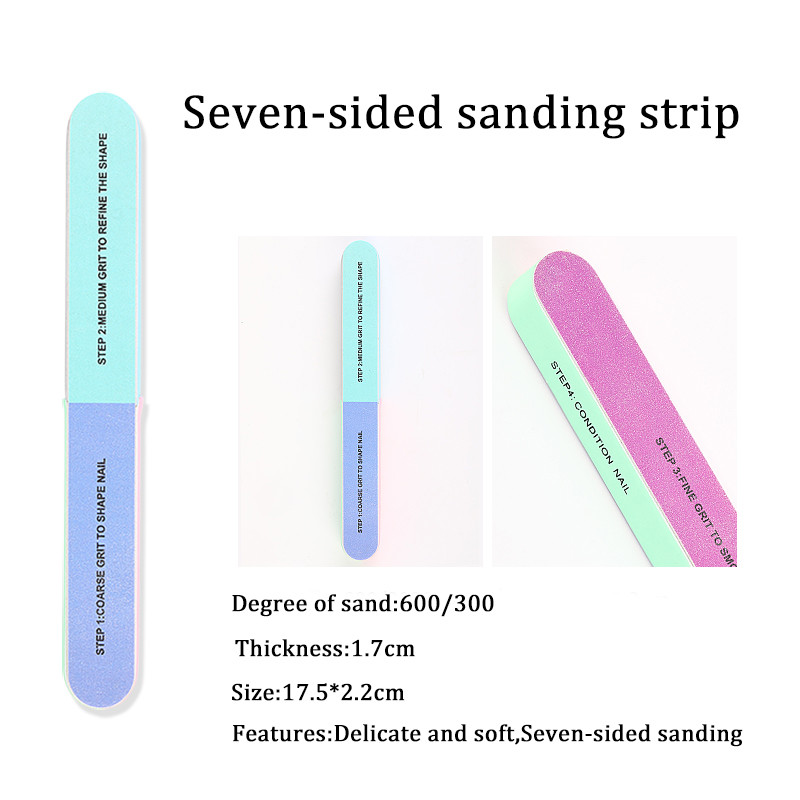 6tk küüneviilid 200\240 küüne lihvimispuhver Professionaalsed küüneviilid UV geellakiriga viil maniküüri pediküüri komplekt küünekunsti tööriistad