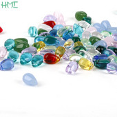 5PCS 9x6mm Češki kristal Teardrop Vodena kapljica Staklene Rondelle perle za izradu nakita Dodaci za izradu nakita DIY šarm ogrlica naušnice