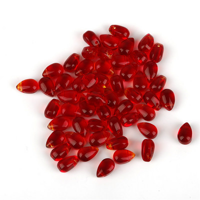 5PCS 9x6mm Češki kristal Teardrop Vodena kapljica Staklene Rondelle perle za izradu nakita Dodaci za izradu nakita DIY šarm ogrlica naušnice