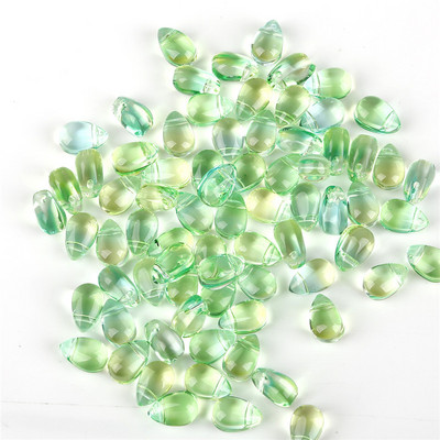 5PCS 9x6mm Češki kristal Teardrop Vodena kapljica Staklene Rondelle perle za izradu nakita Dodaci za izradu nakita DIY šarm ogrlica naušnice