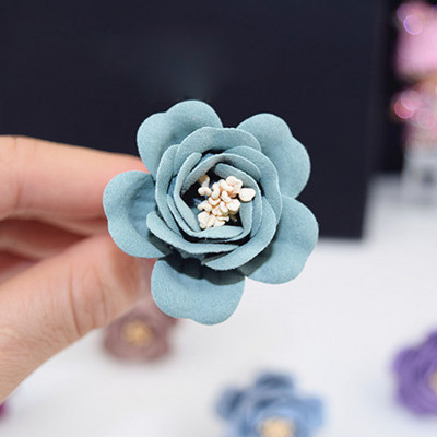 JOORMOM χειροποίητο ύφασμα καμέλια εξόδου αέρα αυτοκινήτου κλιπ αρώματος κλιματιστικό αυτοκινήτου γυναικεία κοσμήματα αρωμάτων