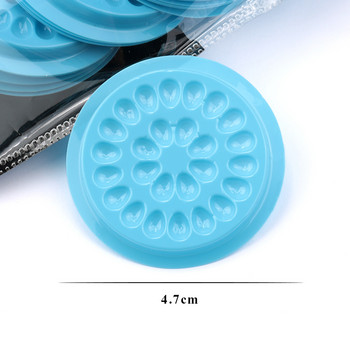 Χονδρική θήκη κόλλας φλάντζας βλεφαρίδων Συγκολλητική παλέτα Eyelash Extension σε πλαστικά εργαλεία μακιγιάζ για βλεφαρίδες