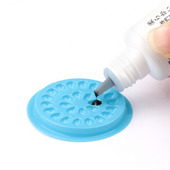 Χονδρική θήκη κόλλας φλάντζας βλεφαρίδων Συγκολλητική παλέτα Eyelash Extension σε πλαστικά εργαλεία μακιγιάζ για βλεφαρίδες
