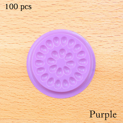 Χονδρική θήκη κόλλας φλάντζας βλεφαρίδων Συγκολλητική παλέτα Eyelash Extension σε πλαστικά εργαλεία μακιγιάζ για βλεφαρίδες