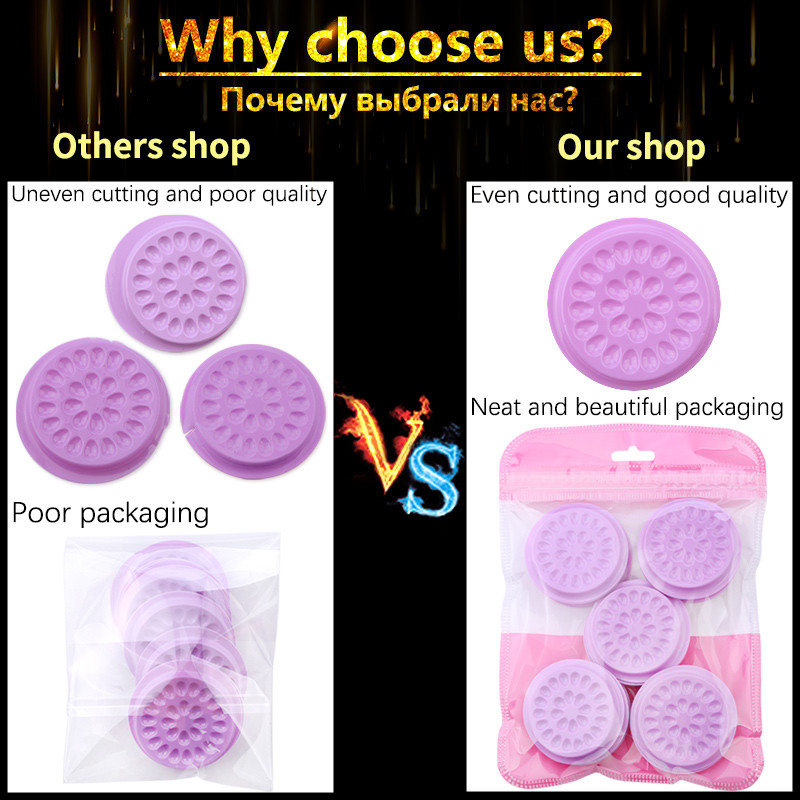 Χονδρική θήκη κόλλας φλάντζας βλεφαρίδων Συγκολλητική παλέτα Eyelash Extension σε πλαστικά εργαλεία μακιγιάζ για βλεφαρίδες