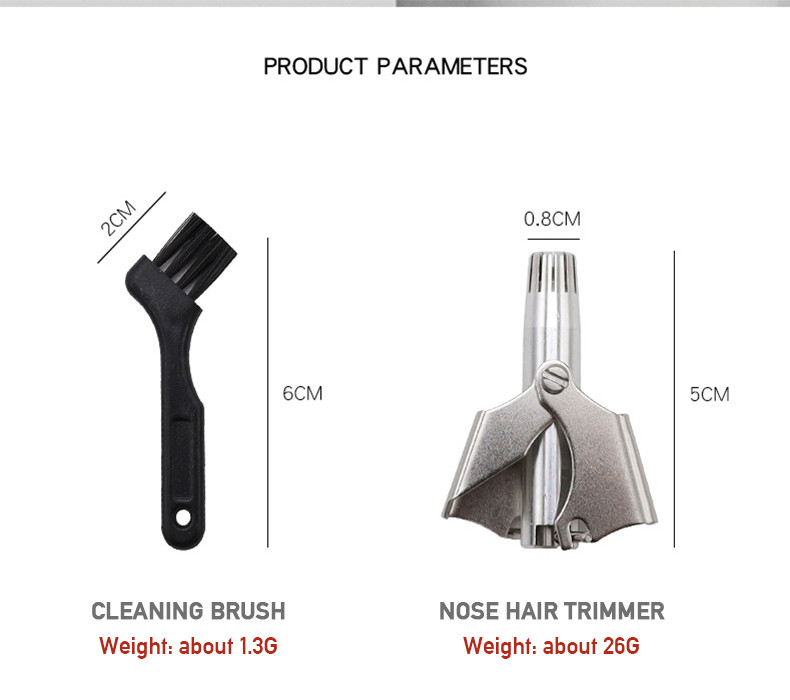 Új akciós orrszőr-fülvágó rozsdamentes acél kézi, mosható, hordozható Tondeuse Nez szőrtelenítő orr Vibrissa borotvaborotva