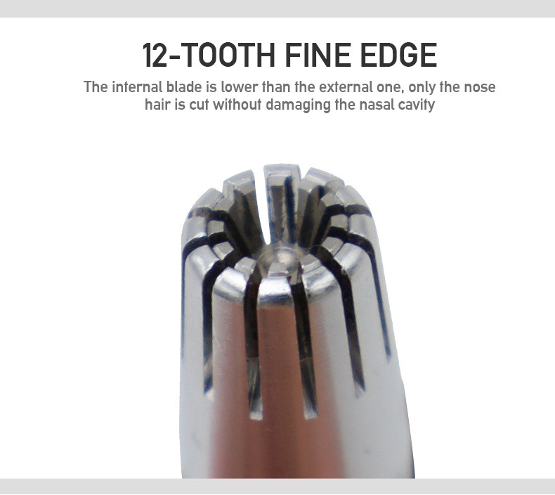 Új akciós orrszőr-fülvágó rozsdamentes acél kézi, mosható, hordozható Tondeuse Nez szőrtelenítő orr Vibrissa borotvaborotva