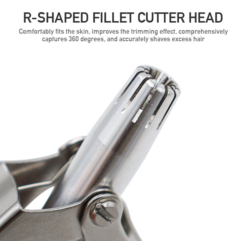 Új akciós orrszőr-fülvágó rozsdamentes acél kézi, mosható, hordozható Tondeuse Nez szőrtelenítő orr Vibrissa borotvaborotva