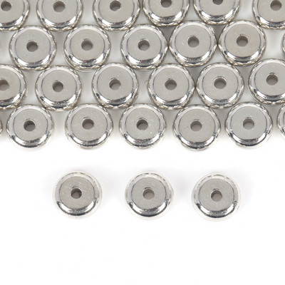 Hulgimüük 200-600 tk 6mm CCB võlu vahehelmed lamedad ümmargused rattad lahtised helmed ehete jaoks. Leidmine DIY tarvikud tarvikud