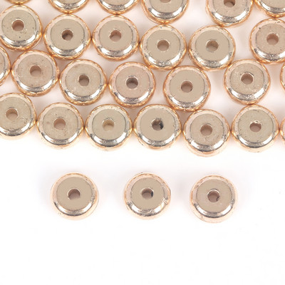 Hulgimüük 200-600 tk 6mm CCB võlu vahehelmed lamedad ümmargused rattad lahtised helmed ehete jaoks. Leidmine DIY tarvikud tarvikud