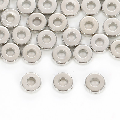 Hulgimüük 200-600 tk 6mm CCB võlu vahehelmed lamedad ümmargused rattad lahtised helmed ehete jaoks. Leidmine DIY tarvikud tarvikud