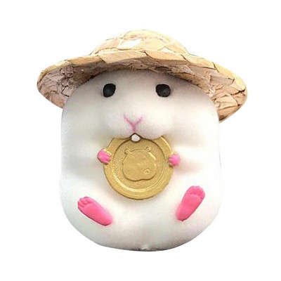 Διακόσμηση ταμπλό Hamster Foodie Hamster Διακοσμήσεις ταμπλό αυτοκινήτου Χαριτωμένα διακοσμητικά ταμπλό αυτοκινήτου με χάμστερ για ενήλικες Παιδιά