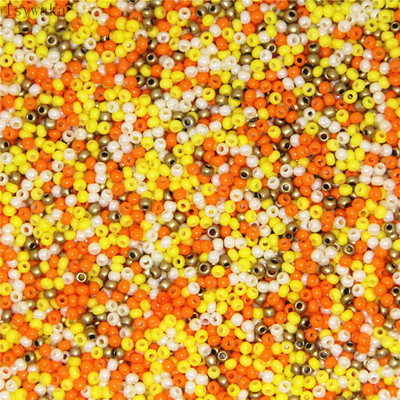 Zlatne višebojne 1,8 mm 800 komada Standardne okrugle jednoličnije češke staklene perle s rupom za sjeme Austrijske staklene perle za djecu Nakit DIY