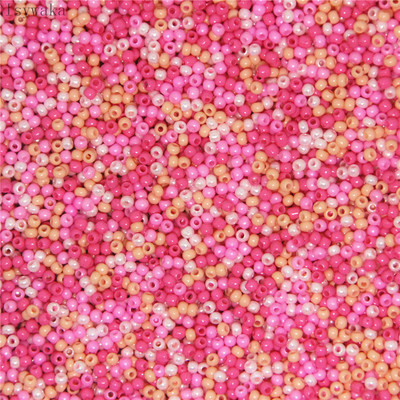 Zlatne višebojne 1,8 mm 800 komada Standardne okrugle jednoličnije češke staklene perle s rupom za sjeme Austrijske staklene perle za djecu Nakit DIY
