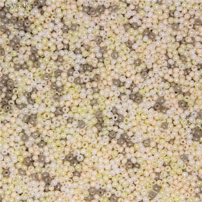 Zlatne višebojne 1,8 mm 800 komada Standardne okrugle jednoličnije češke staklene perle s rupom za sjeme Austrijske staklene perle za djecu Nakit DIY