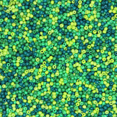 Zlatne višebojne 1,8 mm 800 komada Standardne okrugle jednoličnije češke staklene perle s rupom za sjeme Austrijske staklene perle za djecu Nakit DIY