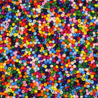 Zlatne višebojne 1,8 mm 800 komada Standardne okrugle jednoličnije češke staklene perle s rupom za sjeme Austrijske staklene perle za djecu Nakit DIY