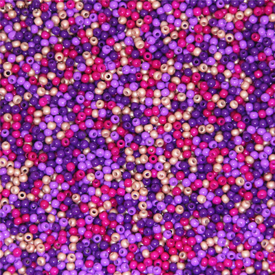 Zlatne višebojne 1,8 mm 800 komada Standardne okrugle jednoličnije češke staklene perle s rupom za sjeme Austrijske staklene perle za djecu Nakit DIY