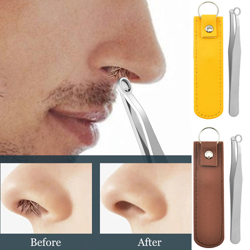 Nosies plaukų kirpimo mašinėlė Nosies plaukų šalinimo pincetai nerūdijančio plieno nosies plaukų barzdos segtukas Aparador De Pelos antakių segtukas grožio priemonė