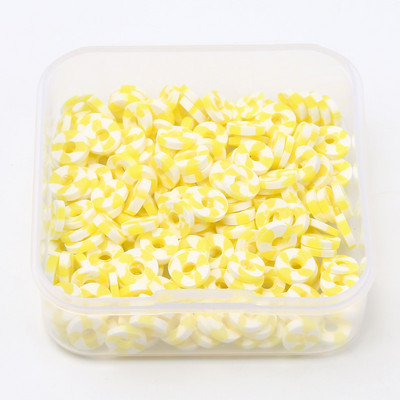 200 tk/karp segatud lamedad ümmargused polümeersed savihelmed saviketas lahtised vahehelmed ehete valmistamiseks isetehtud käevõru kaelakee tarvikud