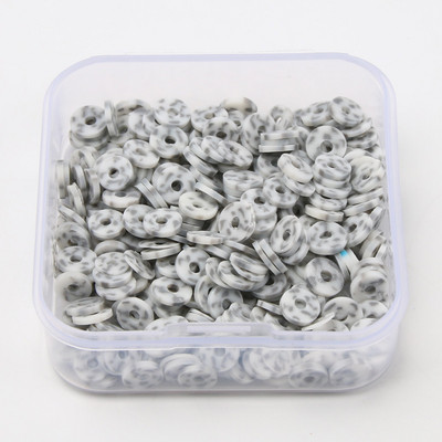 200 tk/karp segatud lamedad ümmargused polümeersed savihelmed saviketas lahtised vahehelmed ehete valmistamiseks isetehtud käevõru kaelakee tarvikud