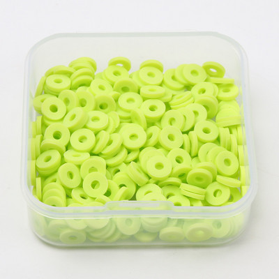 200 tk/karp segatud lamedad ümmargused polümeersed savihelmed saviketas lahtised vahehelmed ehete valmistamiseks isetehtud käevõru kaelakee tarvikud