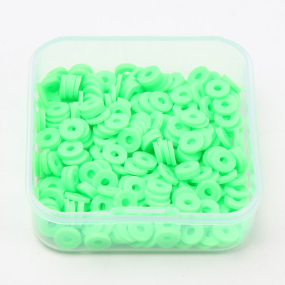 200 tk/karp segatud lamedad ümmargused polümeersed savihelmed saviketas lahtised vahehelmed ehete valmistamiseks isetehtud käevõru kaelakee tarvikud