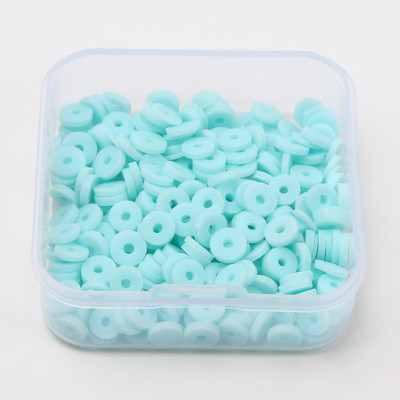 200 tk/karp segatud lamedad ümmargused polümeersed savihelmed saviketas lahtised vahehelmed ehete valmistamiseks isetehtud käevõru kaelakee tarvikud