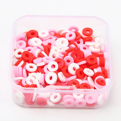 200 tk/karp segatud lamedad ümmargused polümeersed savihelmed saviketas lahtised vahehelmed ehete valmistamiseks isetehtud käevõru kaelakee tarvikud