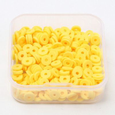 200 tk/karp segatud lamedad ümmargused polümeersed savihelmed saviketas lahtised vahehelmed ehete valmistamiseks isetehtud käevõru kaelakee tarvikud