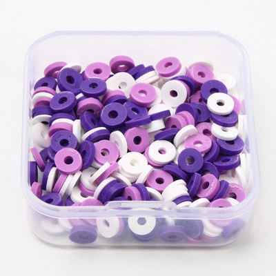 200 tk/karp segatud lamedad ümmargused polümeersed savihelmed saviketas lahtised vahehelmed ehete valmistamiseks isetehtud käevõru kaelakee tarvikud