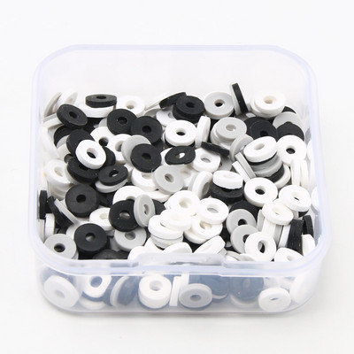 200 tk/karp segatud lamedad ümmargused polümeersed savihelmed saviketas lahtised vahehelmed ehete valmistamiseks isetehtud käevõru kaelakee tarvikud