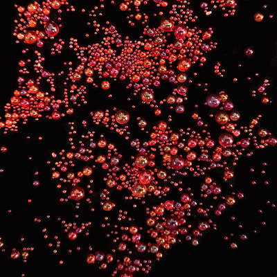 Klaasmulli rant mittepoorne AB maagiline väike ümmargune rant mullihelmes läbipaistev blister küünte täiustamise mikrohelmes isetegemise materjal