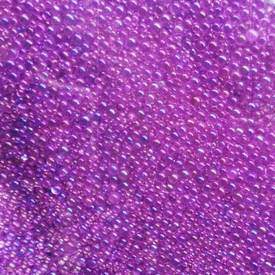 Klaasmulli rant mittepoorne AB maagiline väike ümmargune rant mullihelmes läbipaistev blister küünte täiustamise mikrohelmes isetegemise materjal