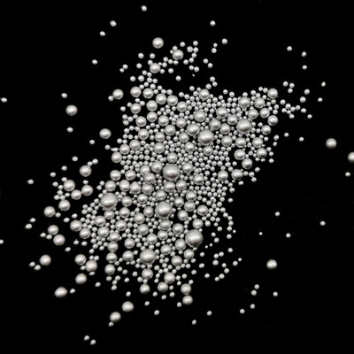 Klaasmulli rant mittepoorne AB maagiline väike ümmargune rant mullihelmes läbipaistev blister küünte täiustamise mikrohelmes isetegemise materjal