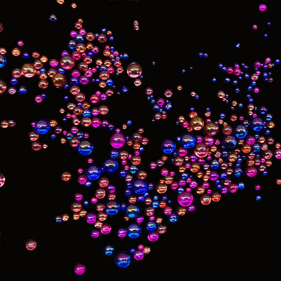 Klaasmulli rant mittepoorne AB maagiline väike ümmargune rant mullihelmes läbipaistev blister küünte täiustamise mikrohelmes isetegemise materjal