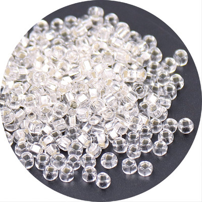 2mm 3mm 4mm négyzet alakú lyukú üvegmag gyöngyök varázslat cseh öntöző gyöngyök ékszerkészítéshez karkötő nyaklánc barkács kiegészítők