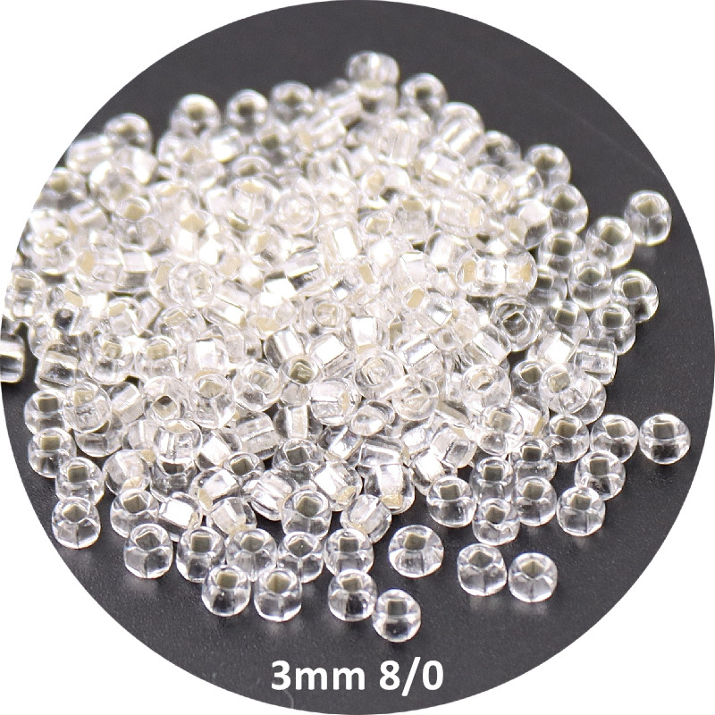 2mm 3mm 4mm négyzet alakú lyukú üvegmag gyöngyök varázslat cseh öntöző gyöngyök ékszerkészítéshez karkötő nyaklánc barkács kiegészítők