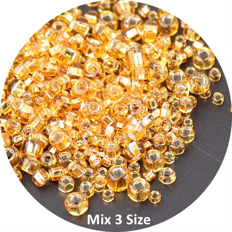 2mm 3mm 4mm négyzet alakú lyukú üvegmag gyöngyök varázslat cseh öntöző gyöngyök ékszerkészítéshez karkötő nyaklánc barkács kiegészítők