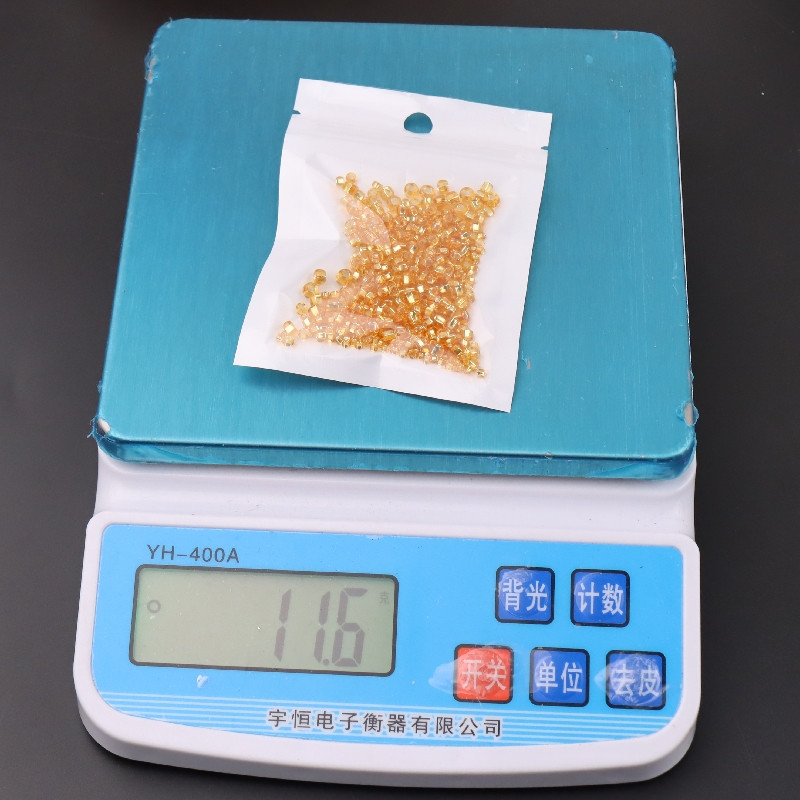 2mm 3mm 4mm négyzet alakú lyukú üvegmag gyöngyök varázslat cseh öntöző gyöngyök ékszerkészítéshez karkötő nyaklánc barkács kiegészítők