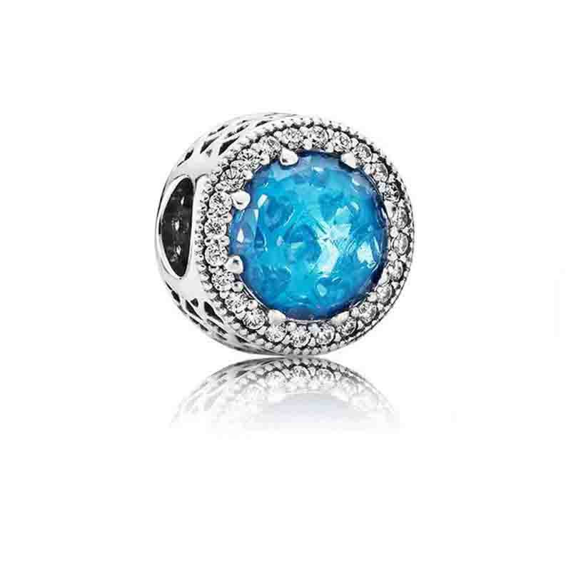 Uus kahepoolne ümmargune opaal Pandora käevõru DIY naiste ehete jaoks